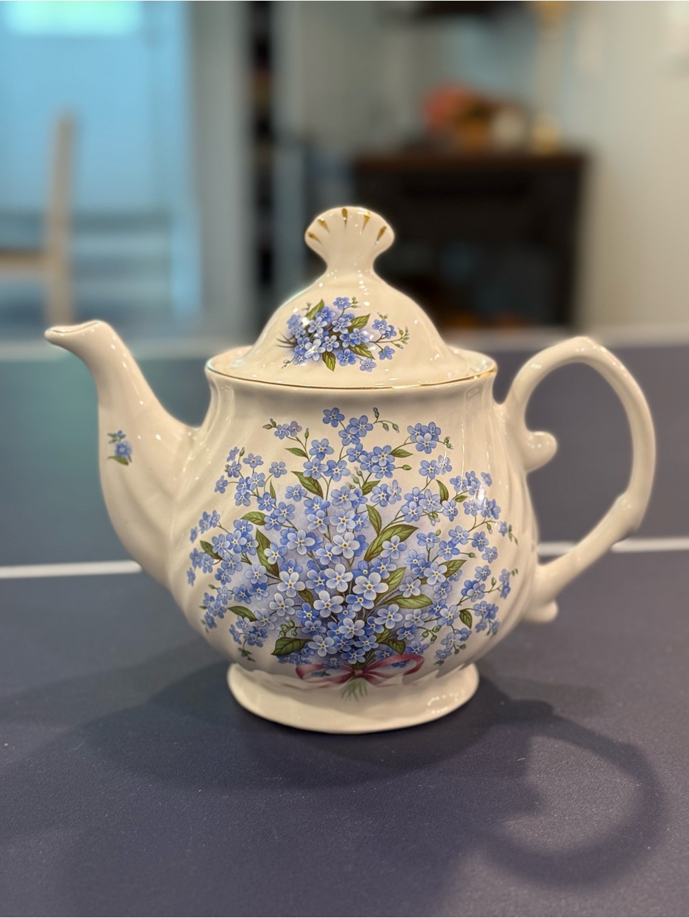 Vintage Royal Caldone Floral Teapot – Made in England